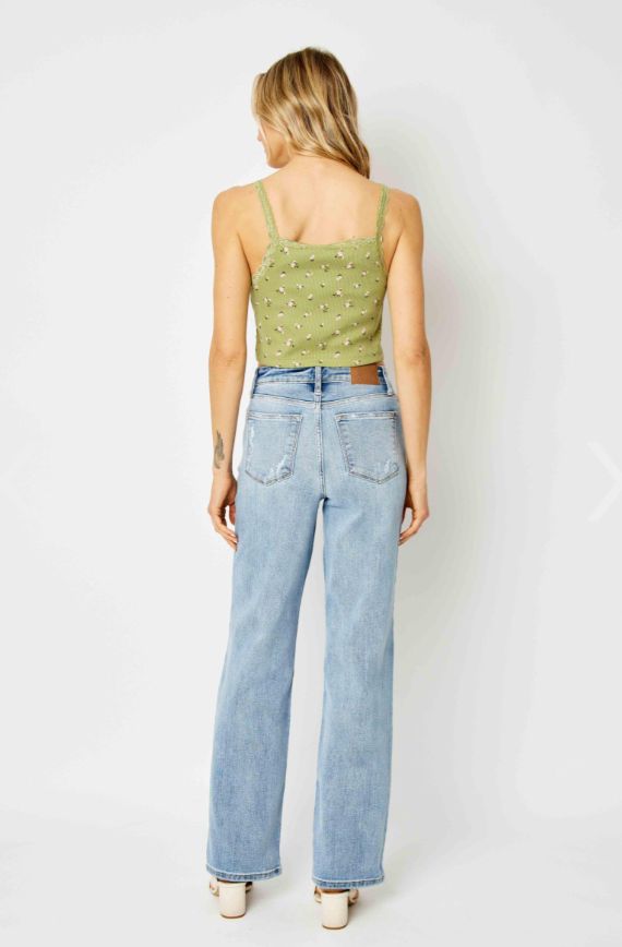 Rosie High Waist Straight Leg Jean