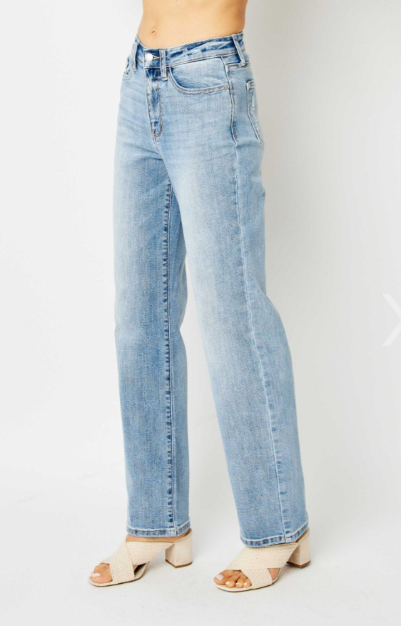 Rosie High Waist Straight Leg Jean