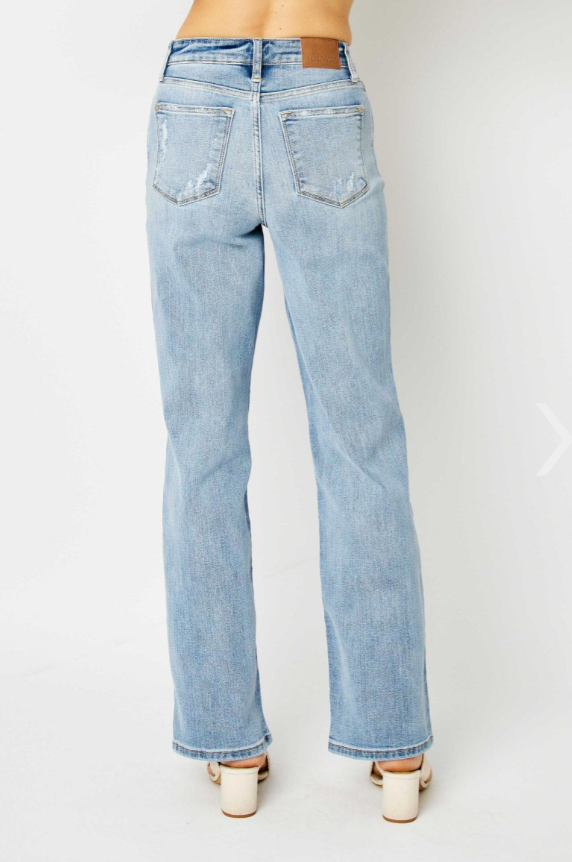 Rosie High Waist Straight Leg Jean