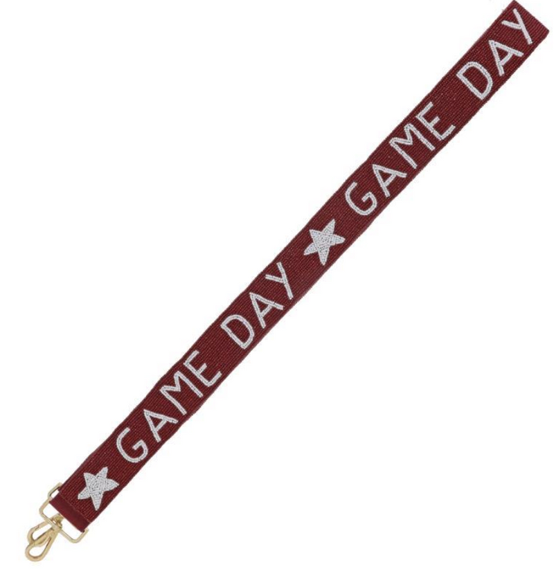 Game Day Beaded Purse Strap