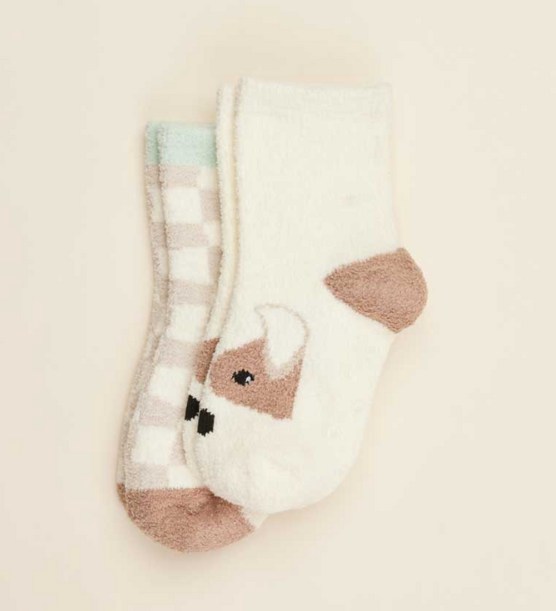 Warmies Plush Crew Socks - Puppy