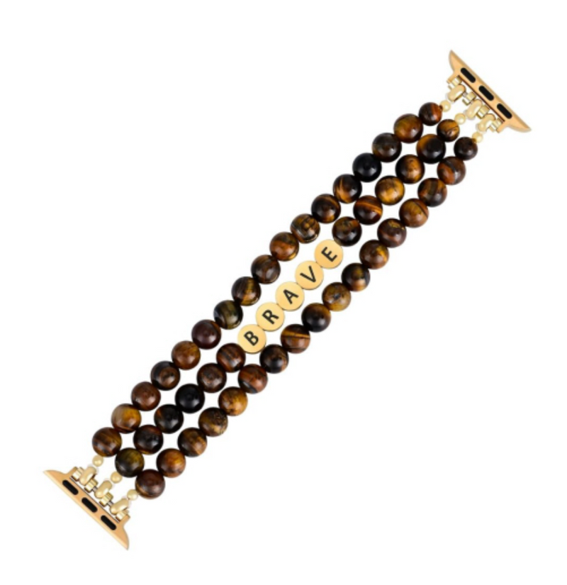 Tiger Eye Brave Inspiration Apple Watch Strap