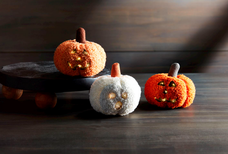 Mini Shearling Pumpkins