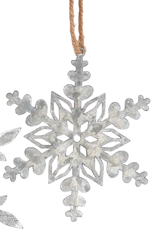 Snowflake Metal Ornaments