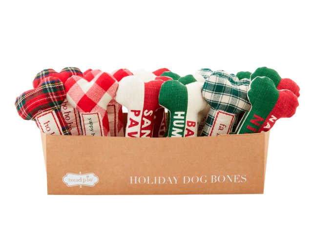 Christmas Dog Bone Toy