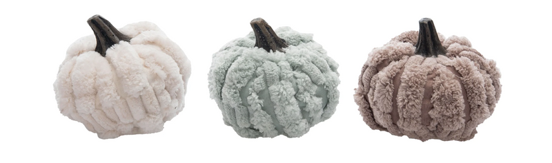 Mini Velvet Pumpkins