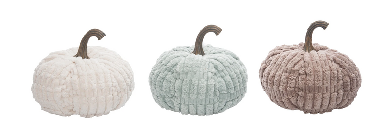 Large Velvet Pumpkins