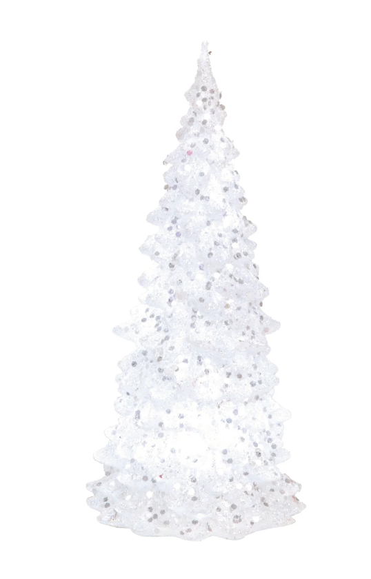 Light Up Glitter Trees