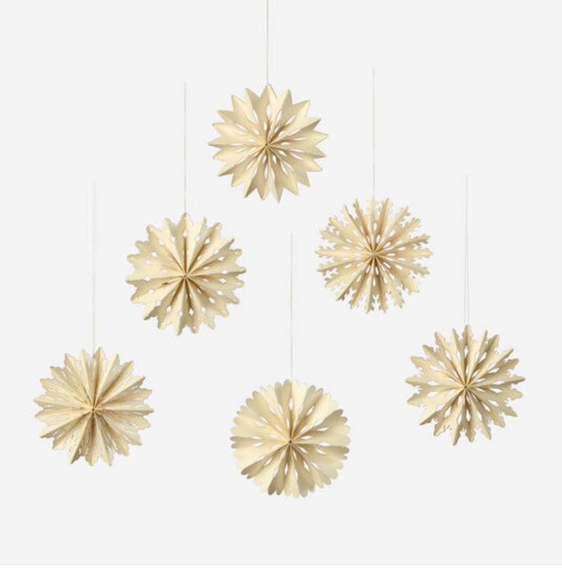 Paper Snowflake Ornament Set