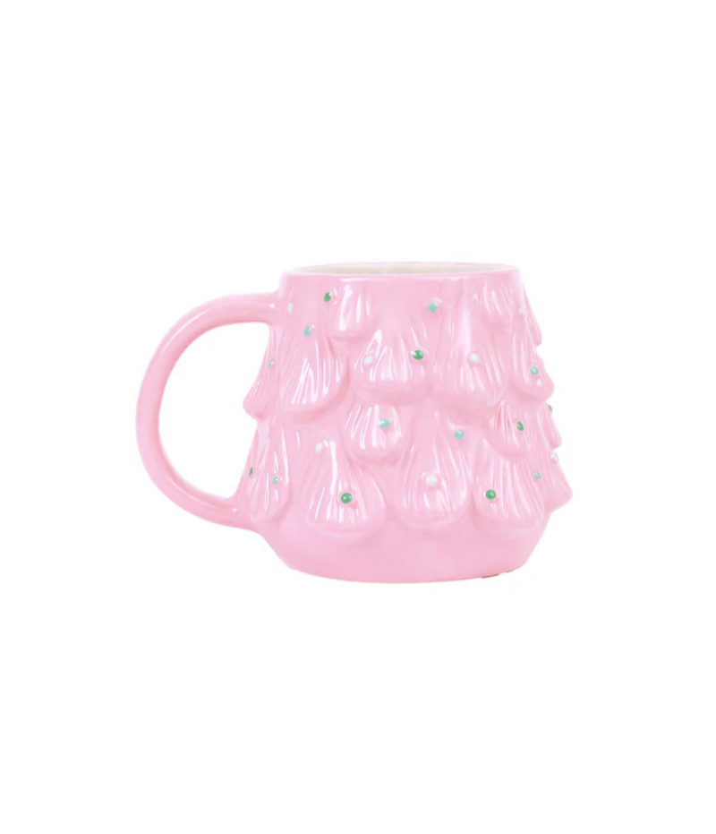 Vintage Pink Tree Mug