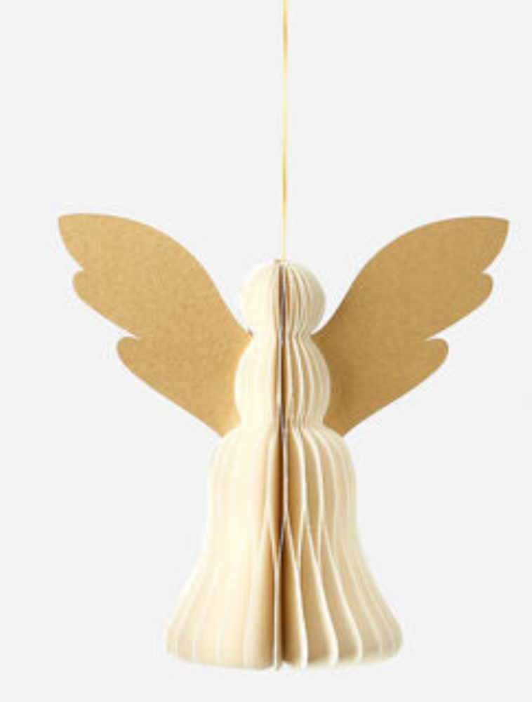 Angel Accordion Paper Ornament