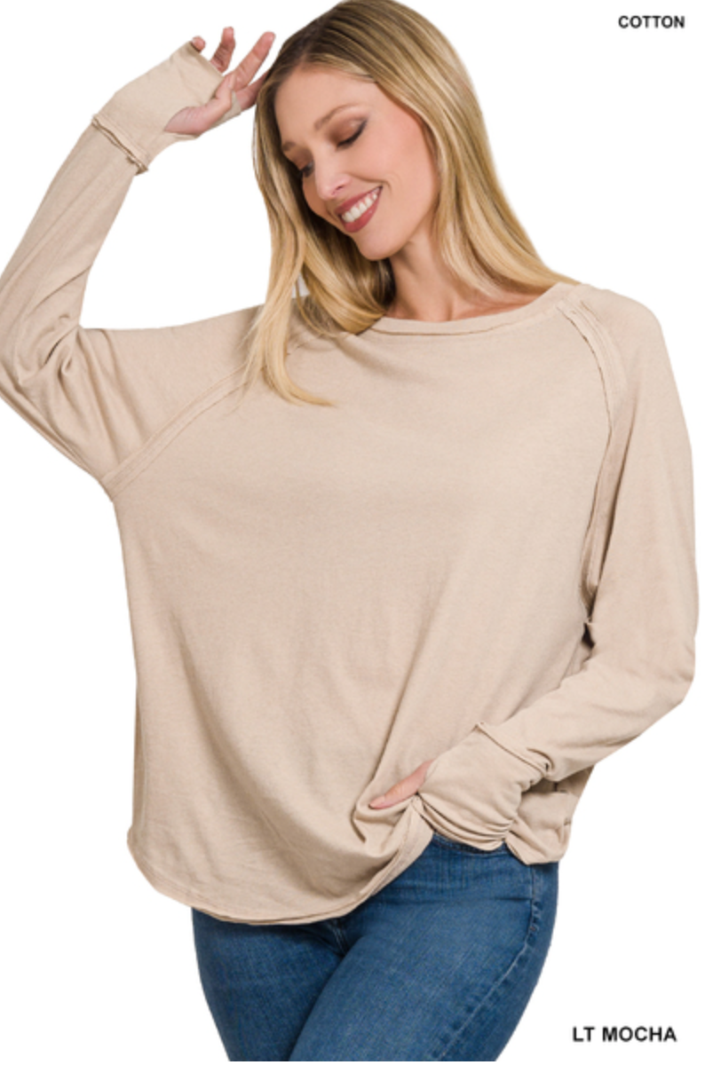 Amelia Raglan Sleeve Top