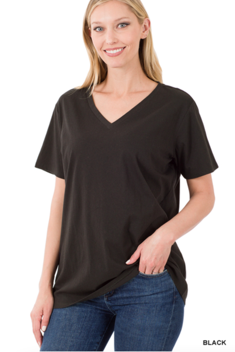 Emily V-Neck Tee