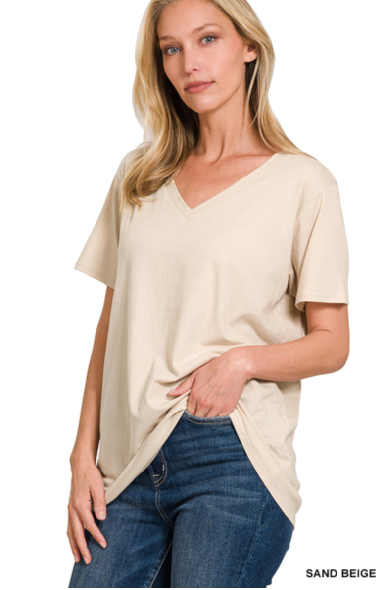 Emily V-Neck Tee