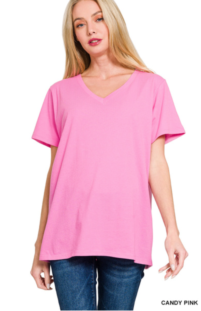 Emily V-Neck Tee