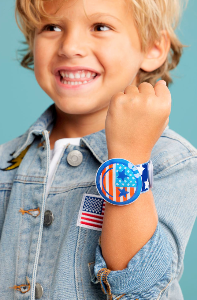 Patriotic LED Slap Bands