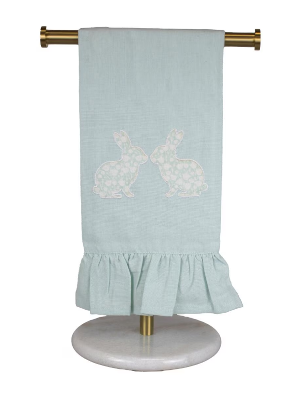 Aubrey Bunny Ruffle Hand Towel