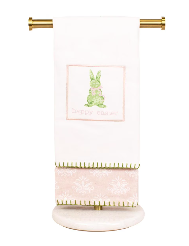 Kiara Boxwood Bunny Hand Towel Set