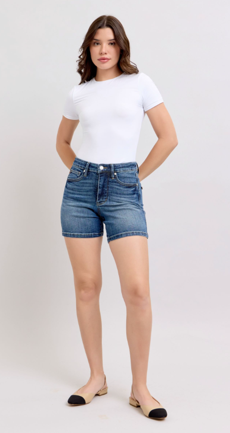 Laura Mid Rise Tummy Control Shorts