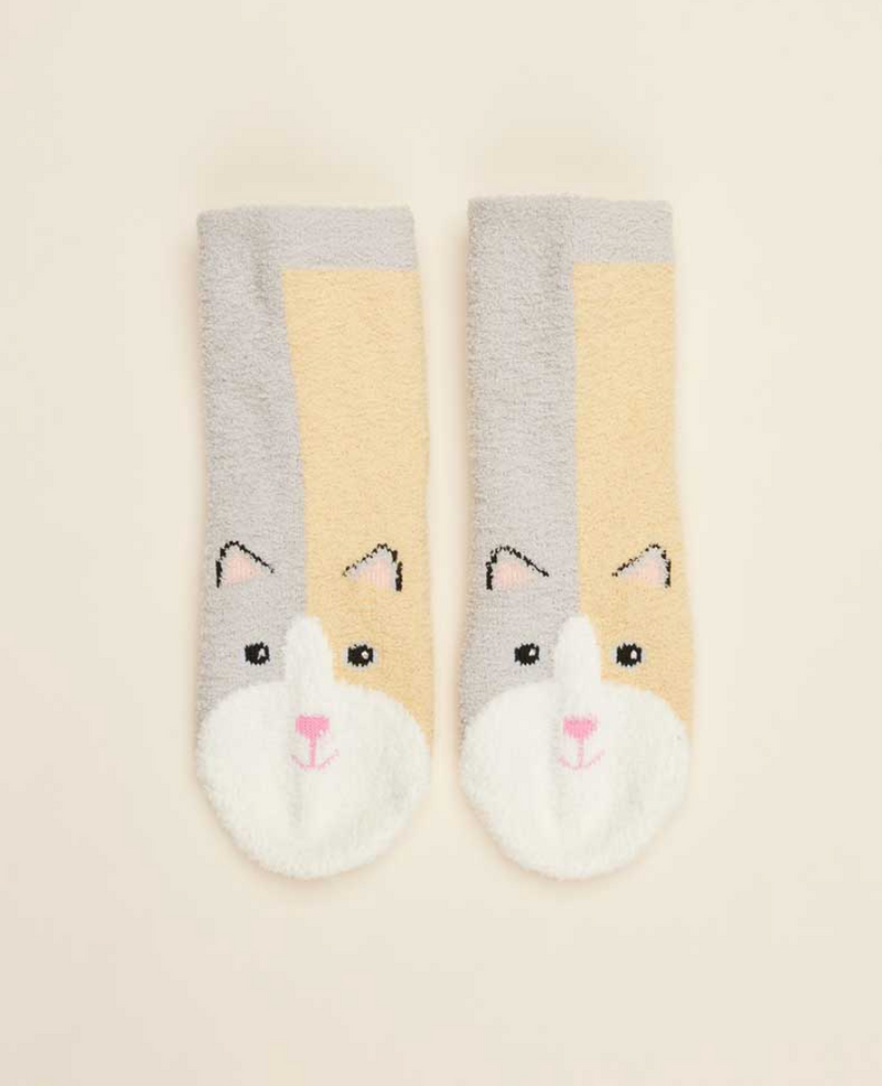 Warmies Plush Crew Socks - Calico Cat