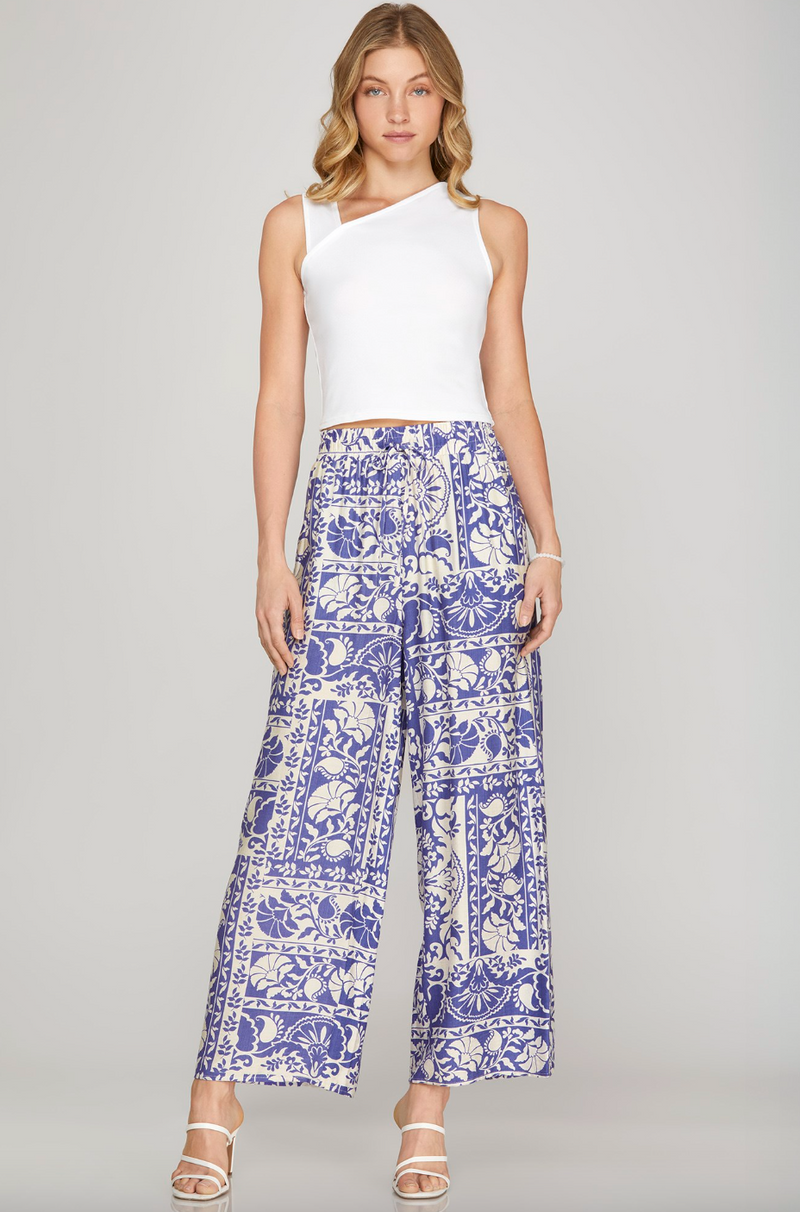 Sophie Wide Leg Woven Pant