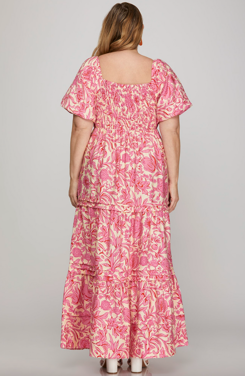 Olivia Floral Maxi - Curvy