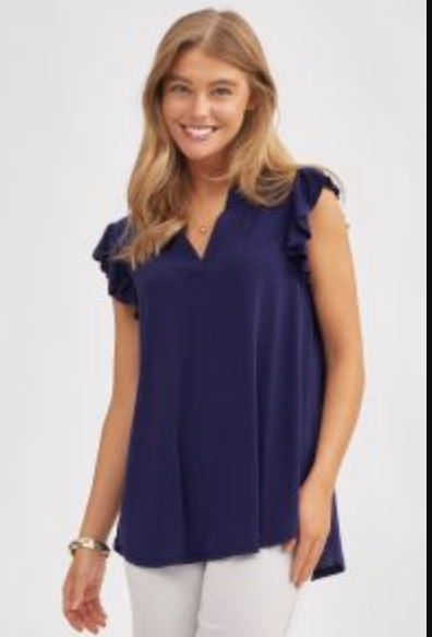 Liz Flutter Tank - Curvy