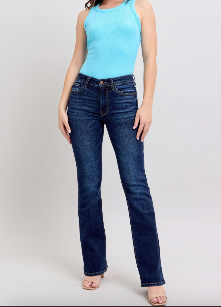 Lela Mid Rise, Boot Cut - Judy Blue