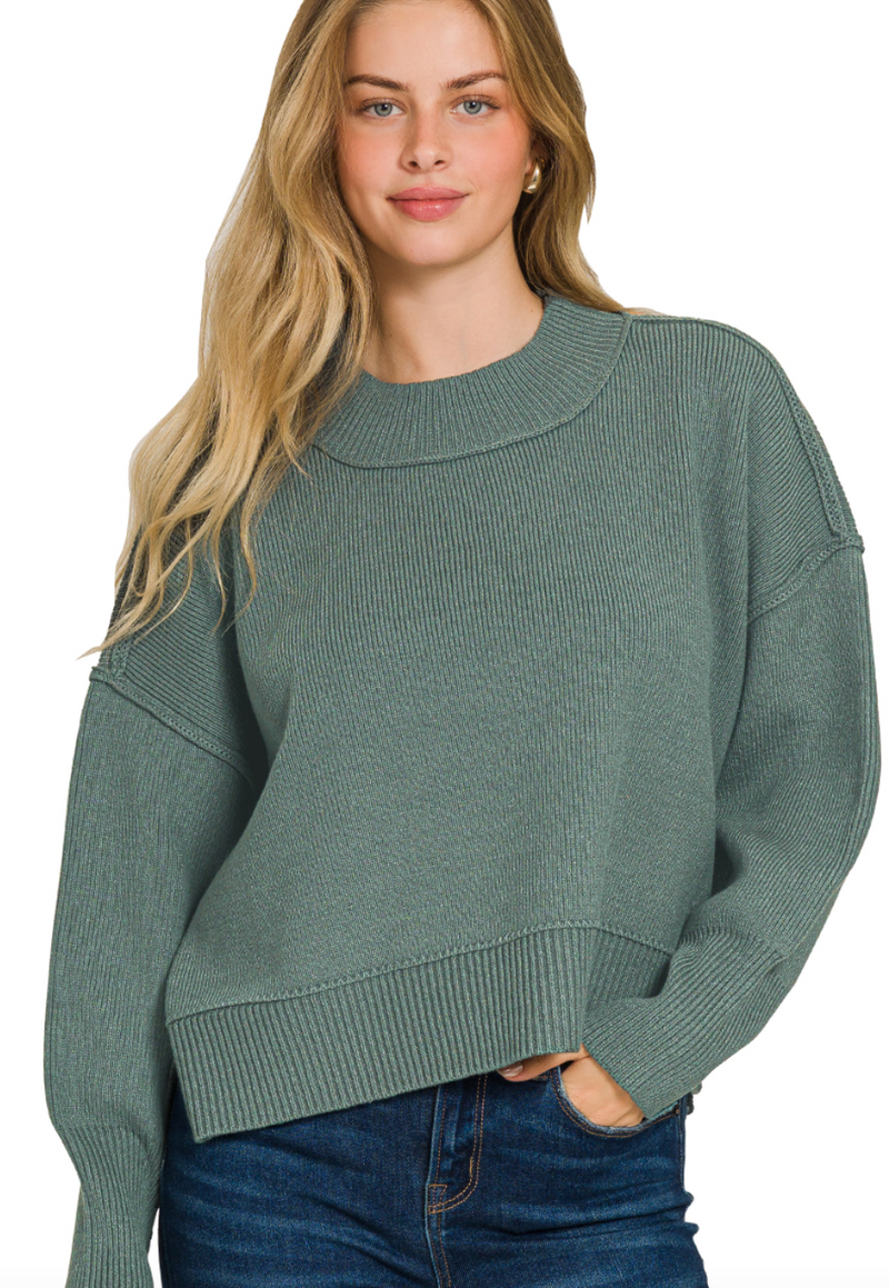 Adrienne Wide Neck Sweater