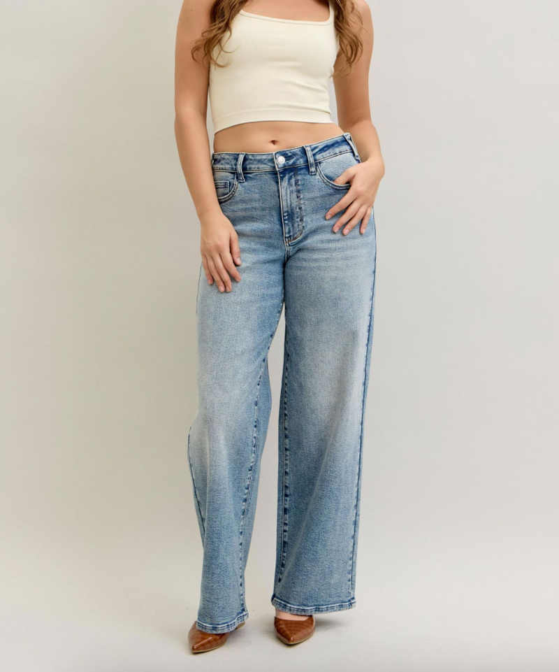 Wilhemina High Waisted Vintage Wash