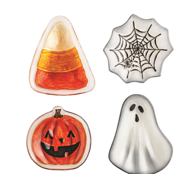 Halloween Tidbit Plates