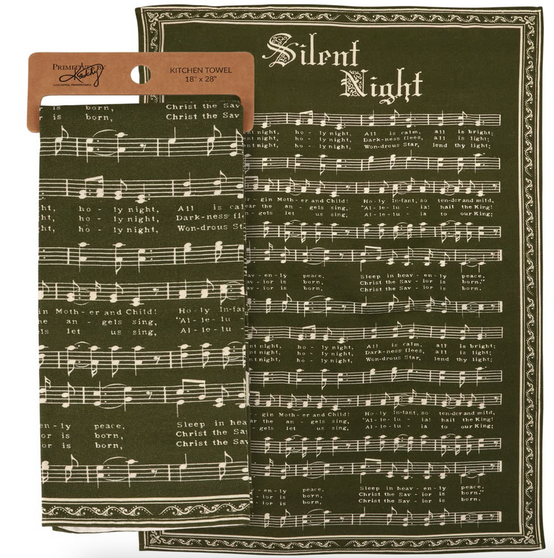 Silent Night Dish Towel