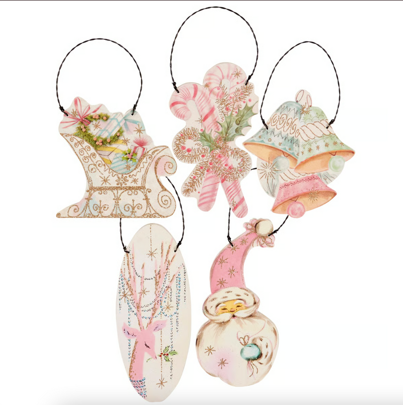 Pastel Christmas Ornaments