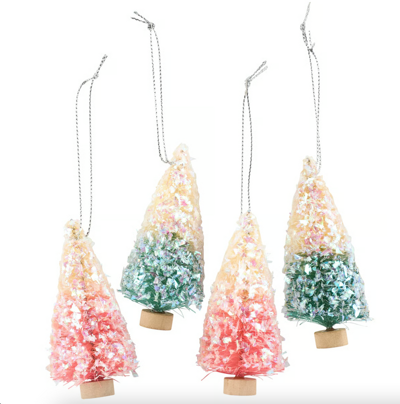 Retro Bottle Brush Tree Set
