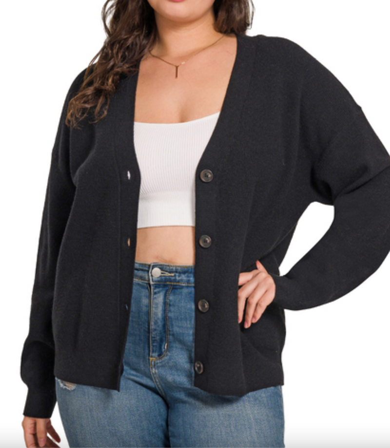 Samantha Everyday Cardigan - Curvy
