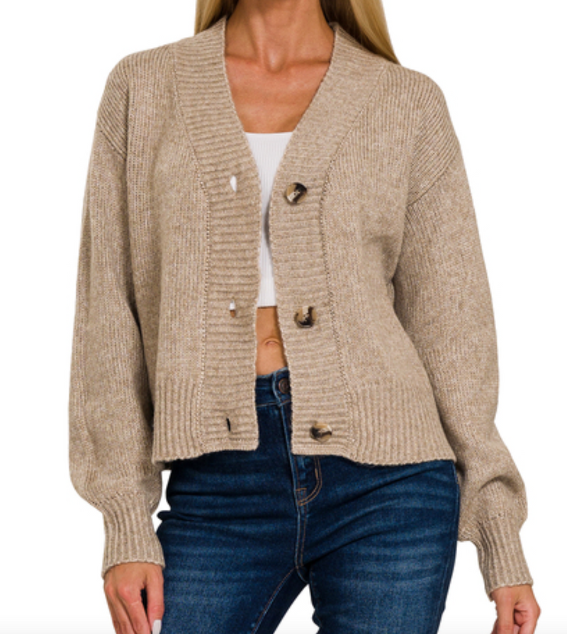 Cami 3 Button Cardi