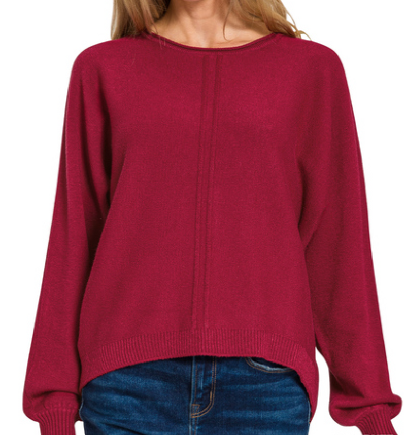 Jaci Front Seam Sweater