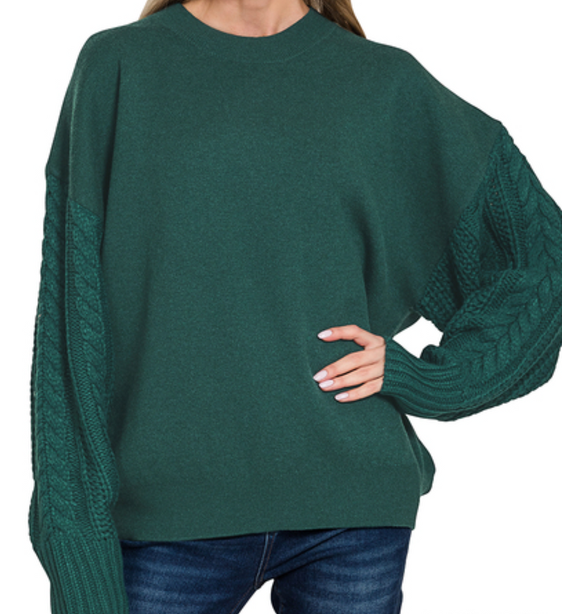 Camilla Cable Knit Sleeve