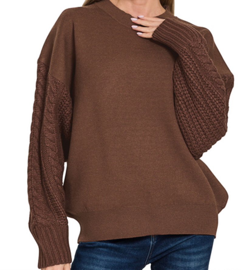 Camilla Cable Knit Sleeve