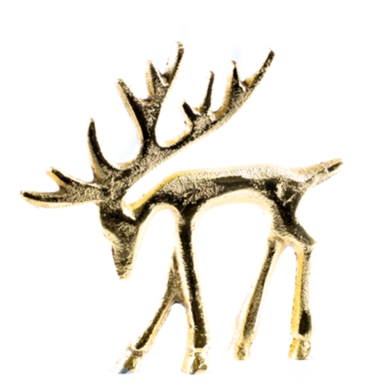 Gold Aluminum Deer