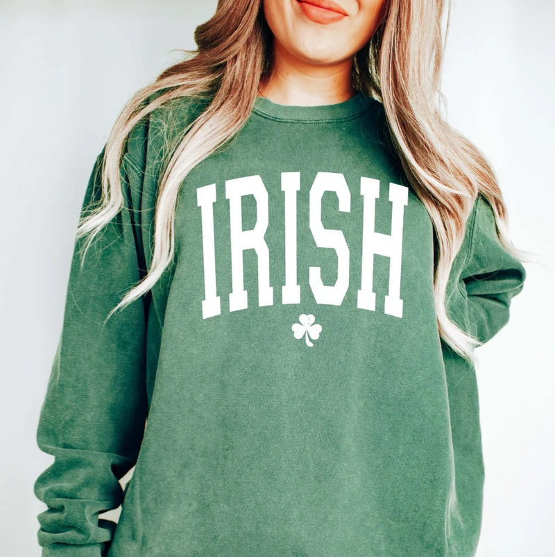 Irish Shamrock Pullover