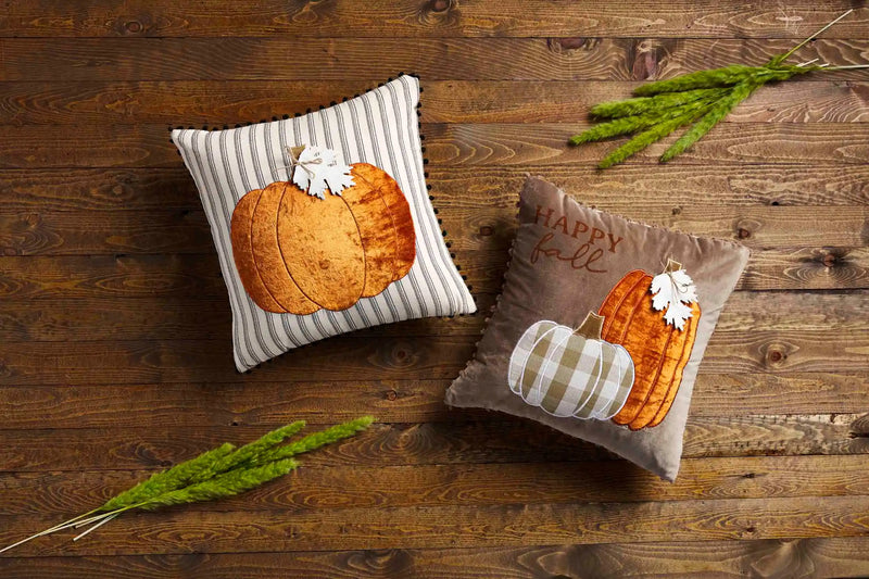 Velvet Pumpkin Pillows