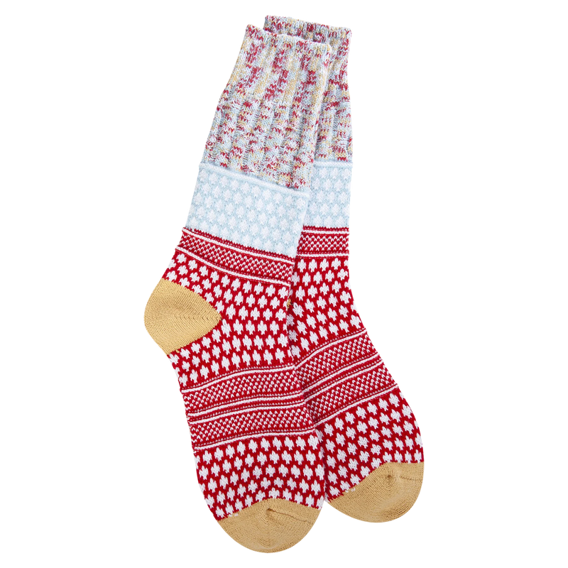 Holiday Gallery Textured Crew Socks