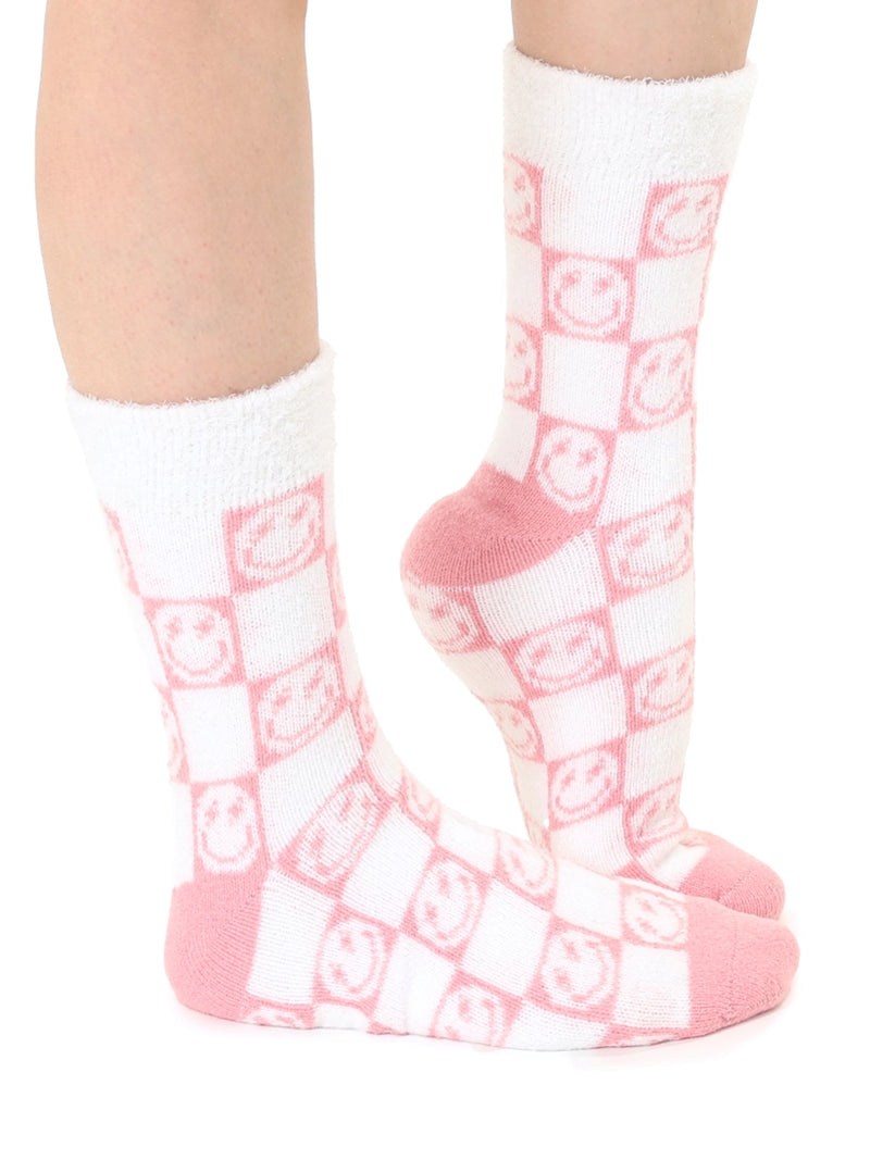 Smily Plush Sock