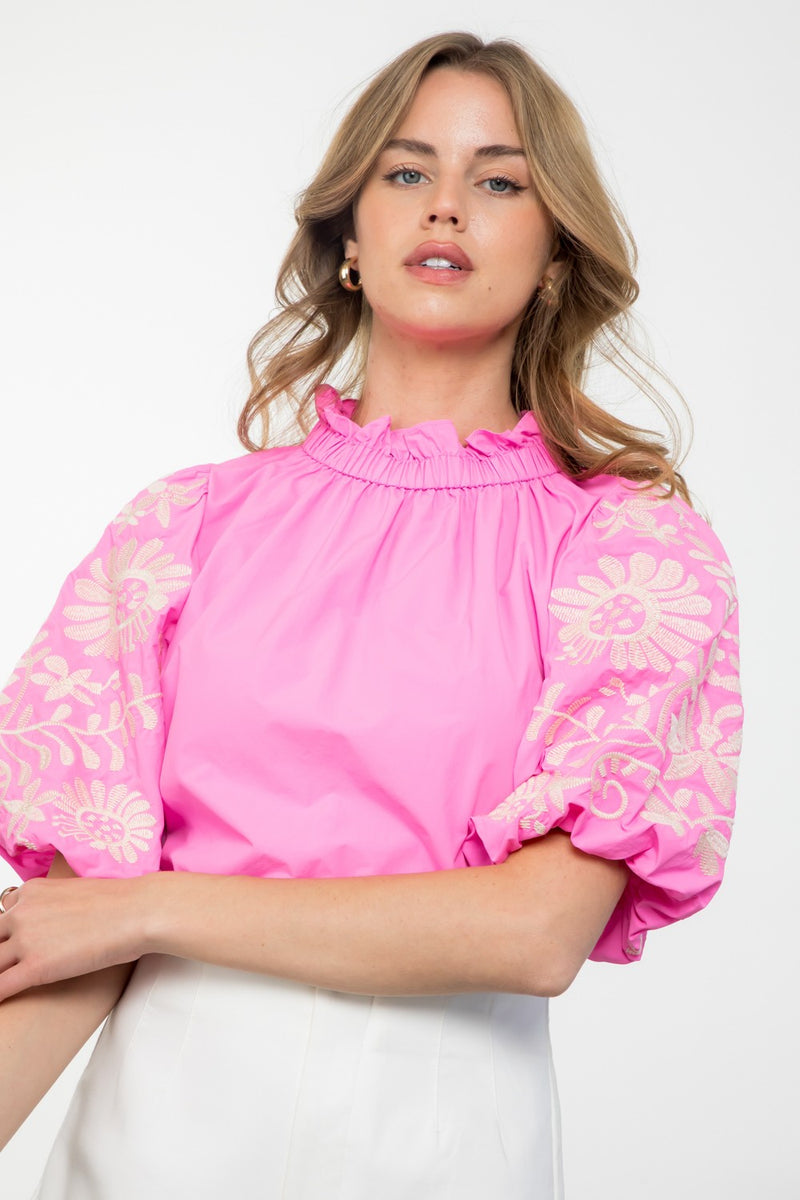 Trisha Embroidered Top *FINAL SALE*