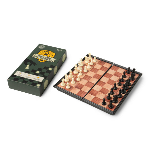 Magnetic Travel Chess And Checkers Set