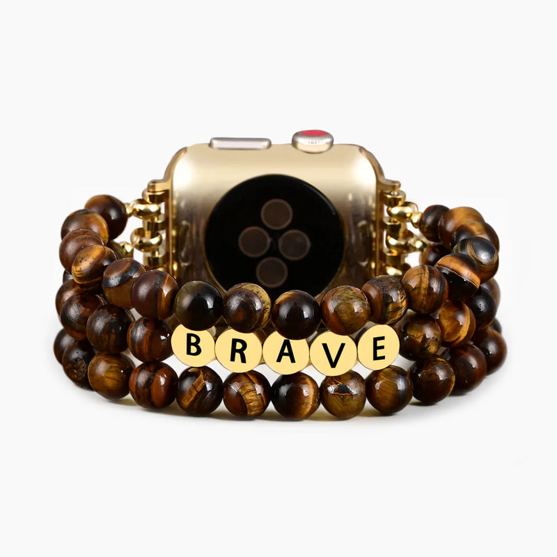 Tiger Eye Brave Inspiration Apple Watch Strap