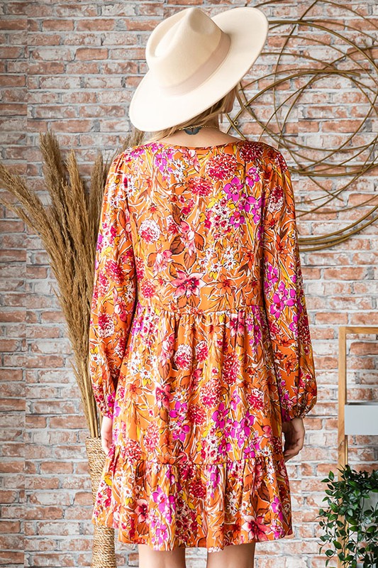 open lace back dress Ellie Babydoll Dress
