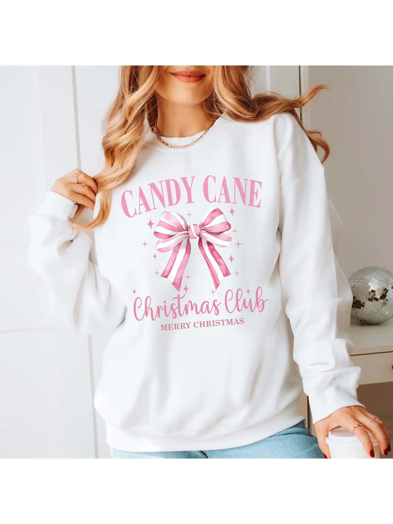 Candy Cane Christmas Club Sweatshirt