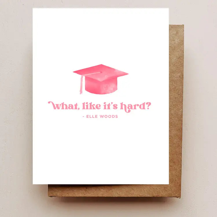 Legally Blonde Graduation Card